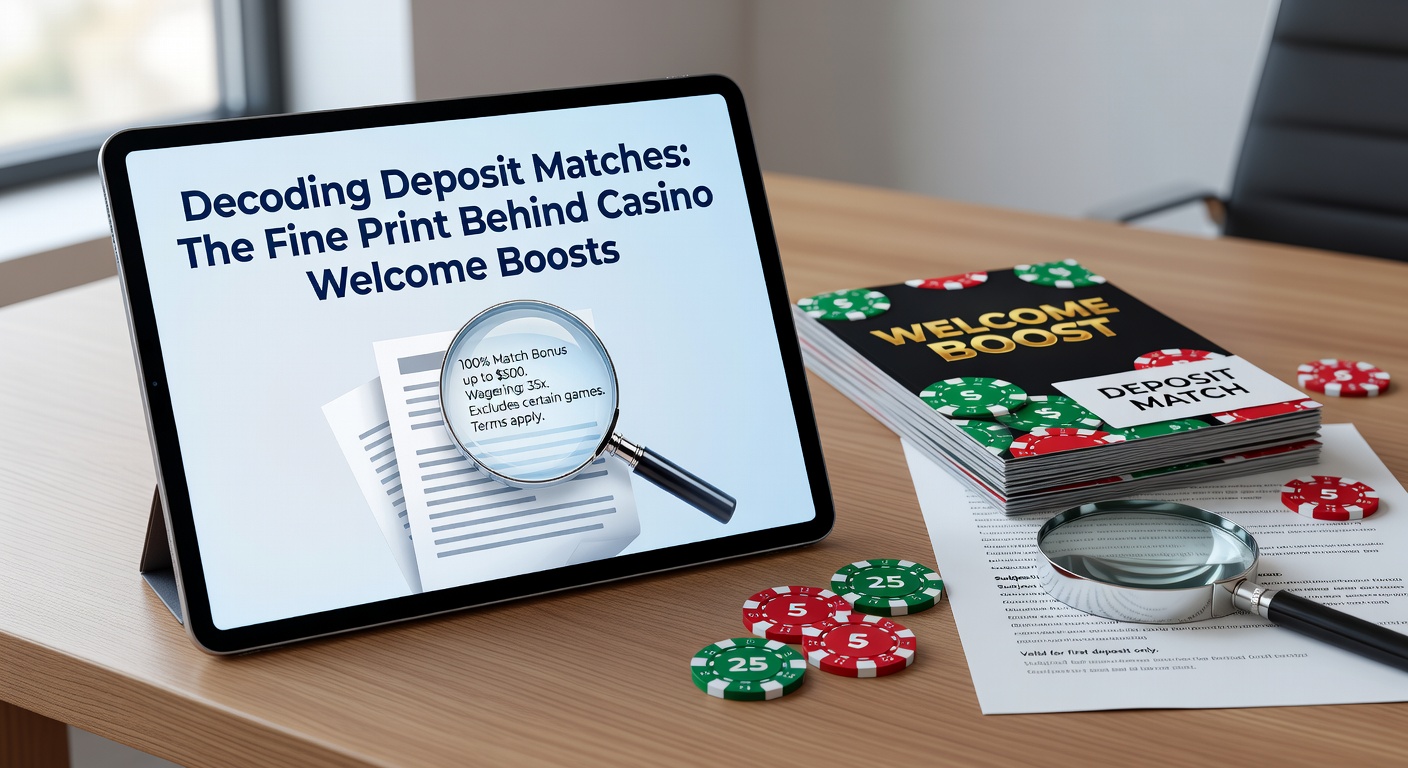 Visual breakdown of a typical casino deposit match offer showing matched funds alongside wagering requirements