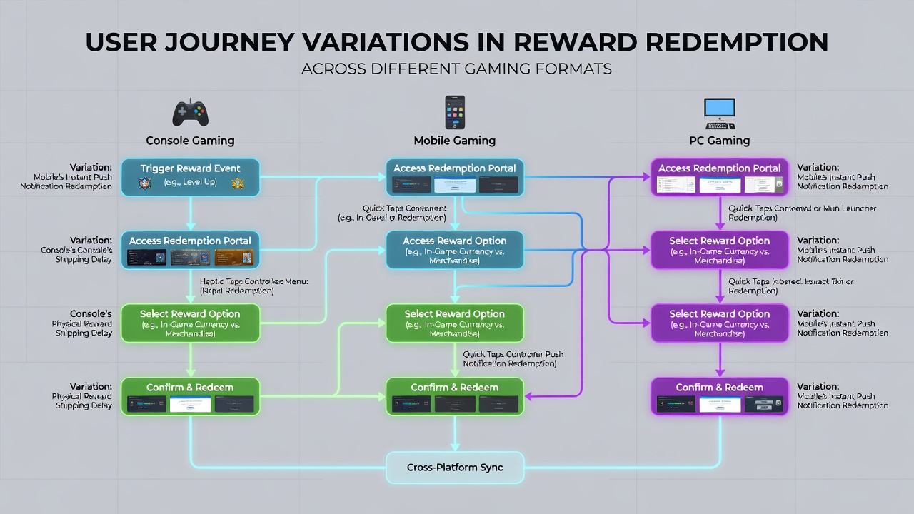 Comparison chart of redemption timelines across gaming formats in 2026
