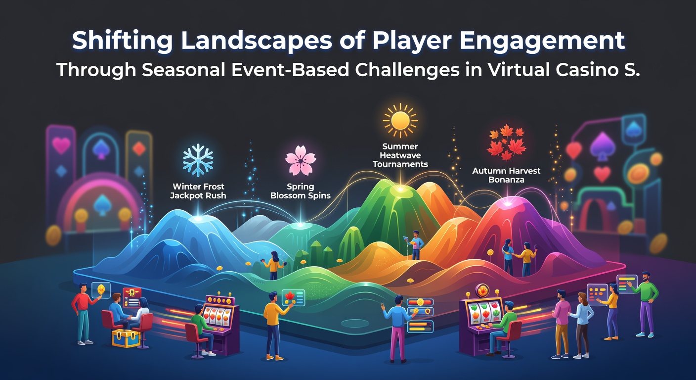 Players participating in a seasonal casino challenge with progress indicators and themed rewards displayed on screen
